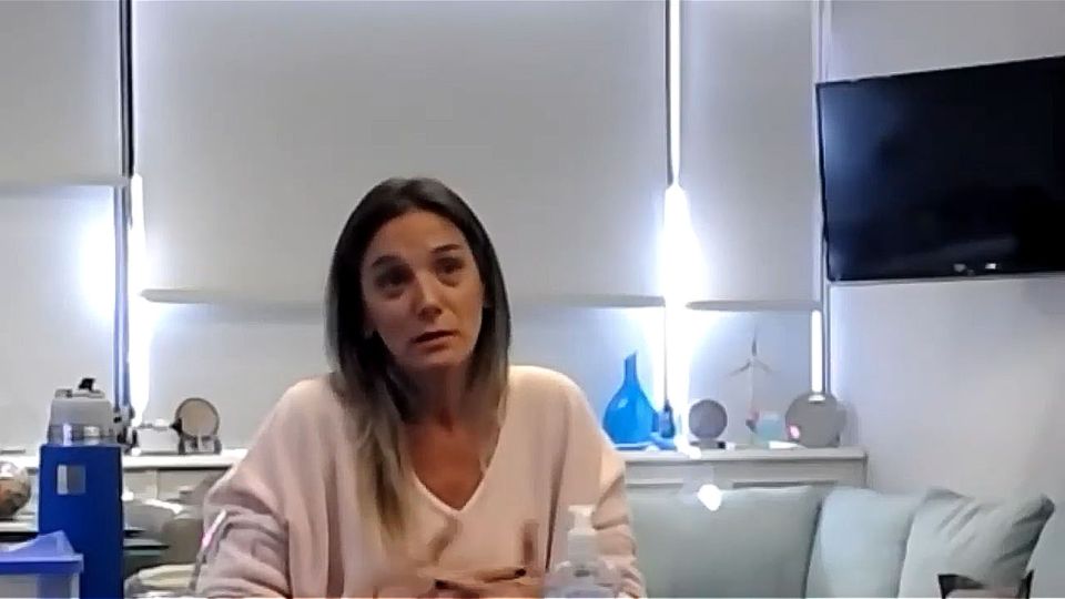 Malena Galmarini actual Presidenta del directorio de AySA y esposa del diputado Sergio Massa