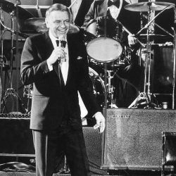 Frank Sinatra llegó a la Argentina en agosto de 1981. 