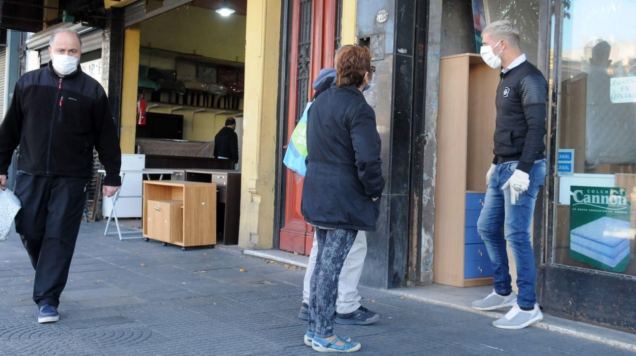 Hoy reabren en la ciudad de Buenos Aires con la flexibilización de la cuarentena locales comerciales de distintos rubros