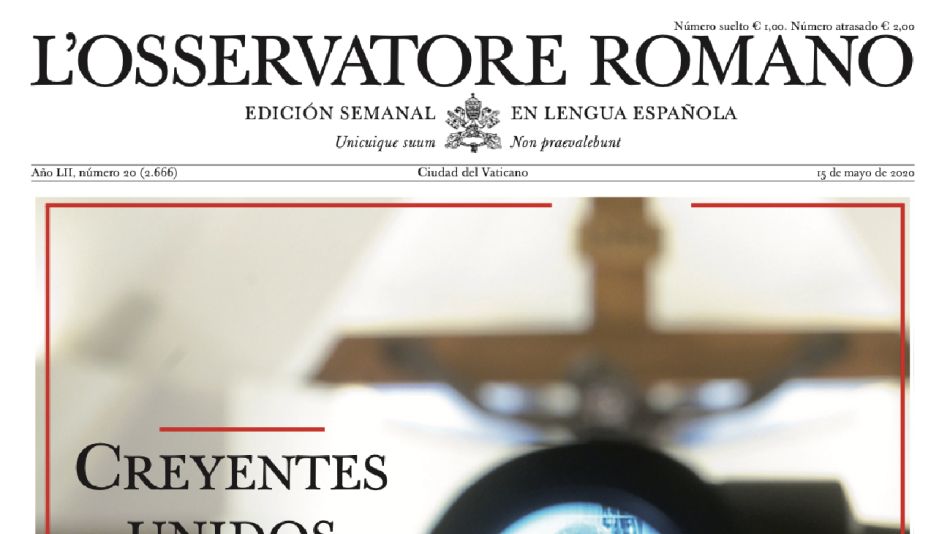 Nueva edición del Osservatore Romano.