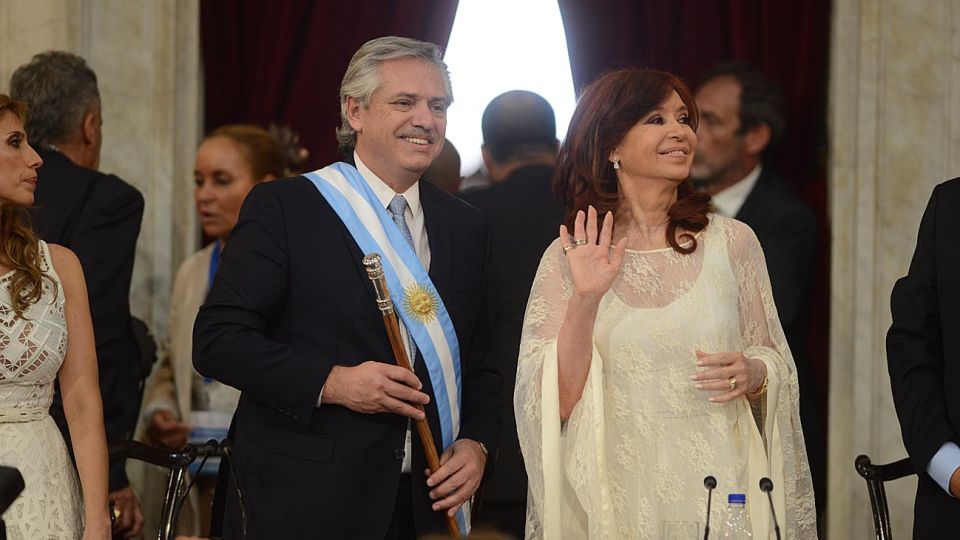 Asunción como presidente de Alberto Fernández-