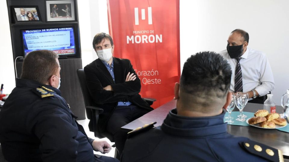 Lucas Ghi, intendente de Morón.