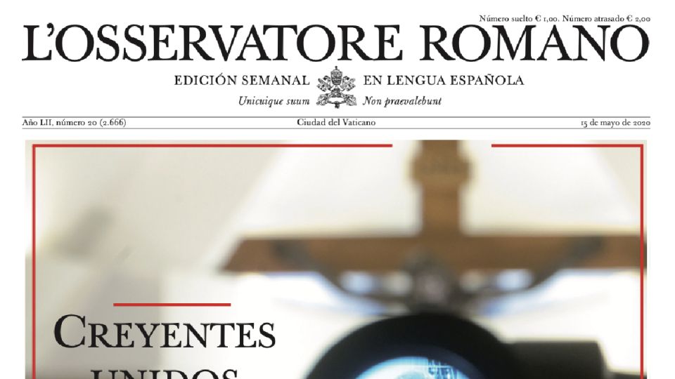 Nueva edición del Osservatore Romano.