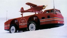 El Snow Cruiser fue el intento de un vehículo monstruoso para conquistar la Antártida. Llevaba hasta un avión encima.