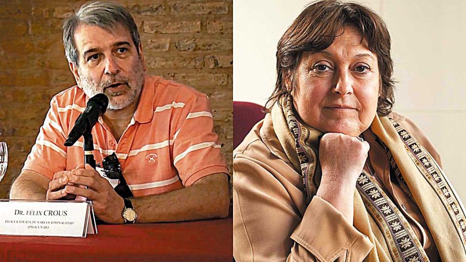 En la mira. El ex fiscal Crous ya suma dos denuncias. Graciela Ocaña hizo la nueva presentación.