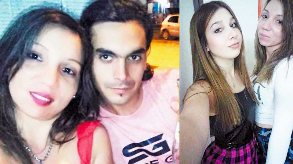 Pareja. Miguel y Yanina, condenados por el crimen de la nena de 2 años (izq.) / Amistad. Nahir y Yanina se conocieron el año pasado en el penal de Paraná. En septiembre pasado subieron varias fotos: “Hermana de otra vida”, escribió la homicida de Fernando (der.).