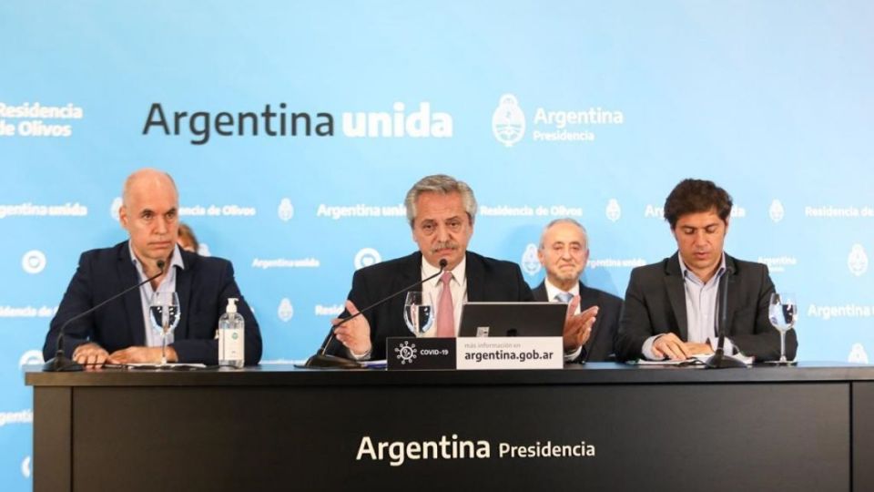 Alberto, Kicillof y Larreta: el triunvirato de la grieta
