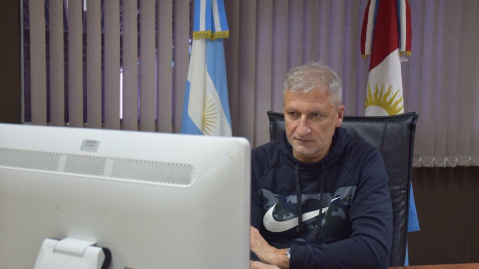 Reunión virtual. Héctor Campana, titular de la Agencia Córdoba Deportes, habló el martes con dirigentes de todas las disciplinas.