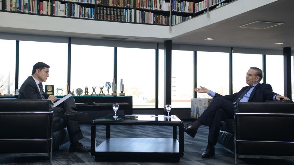 Miguel Angel Pichetto, en la entrevista con Jorge Fontevecchia.