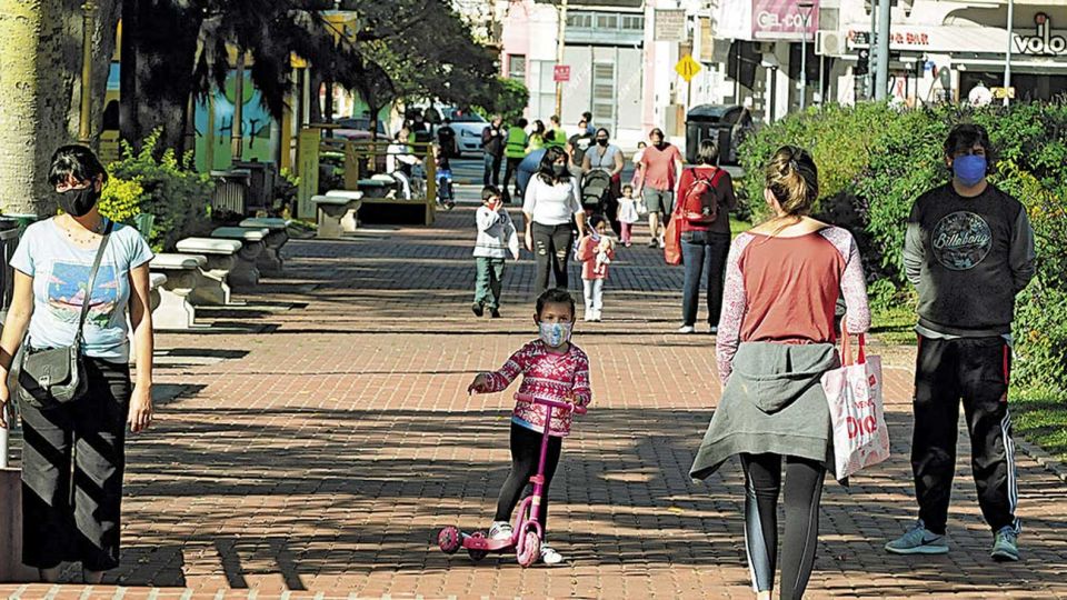 Parques. Tanto el Chacabuco como el Avellaneda fueron lugares de paso en un trayecto que incluyeron los barbijos y la proximidad permanente de los padres.
