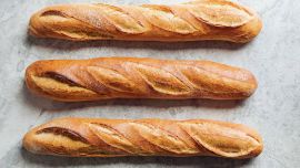 Tres baguettes.