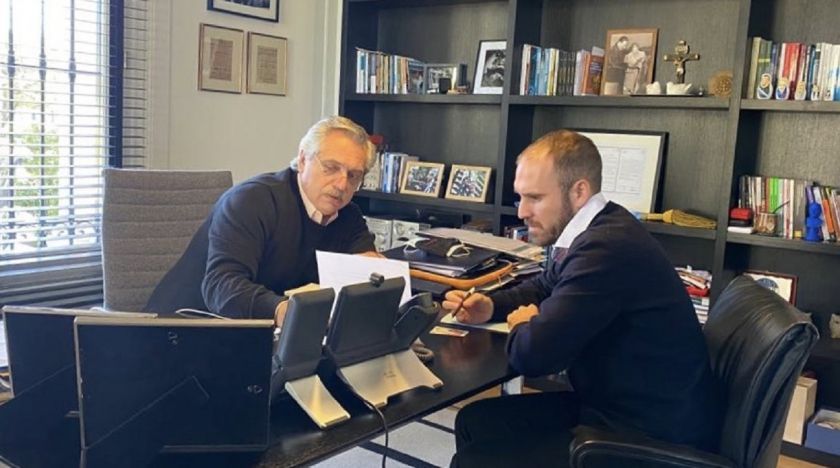 Alberto Fernández y Martín Guzmán