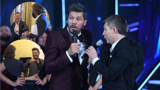 Tinelli y Suar representaron a CAPIT en Casa Rosada