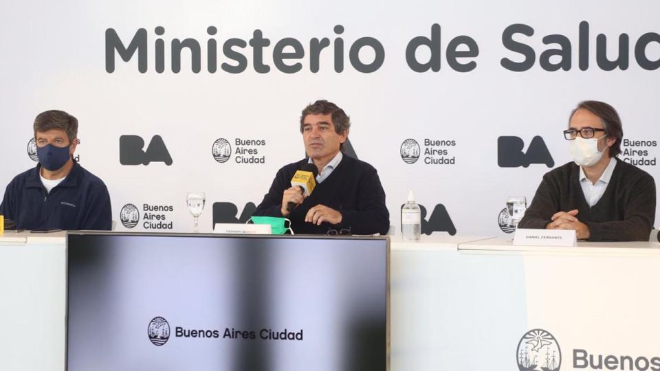 El ministro de salud de la ciudad de Buenos Aires