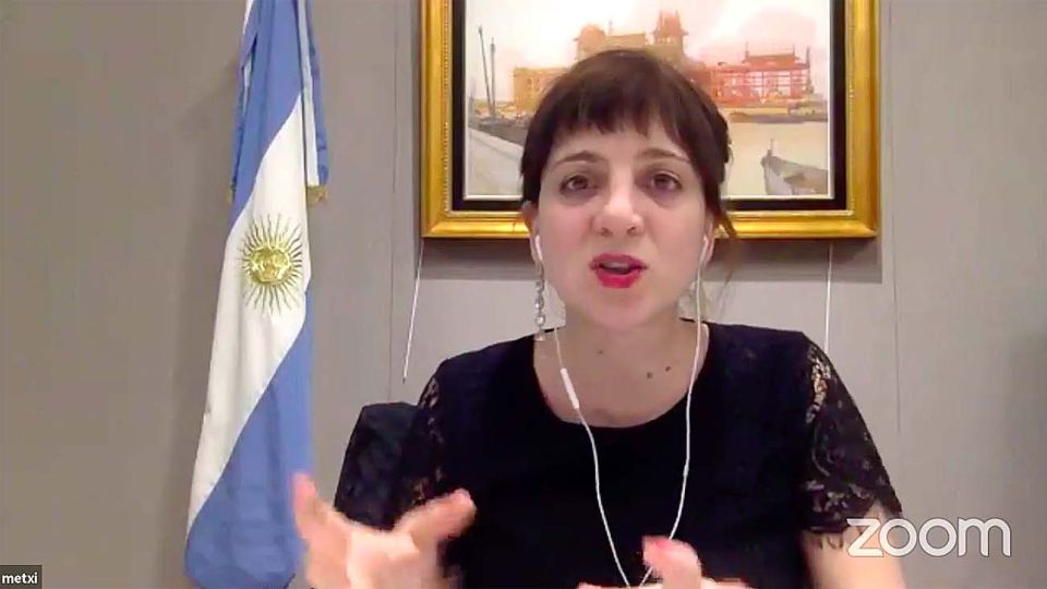 La directora nacional de Género del ministerio de Economía, Mercedes D'Alessandro