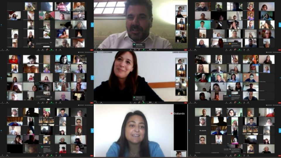 Vidal y Ritondo se reunieron vía Zoom con intendentes, legisladores y militantes del PRO.