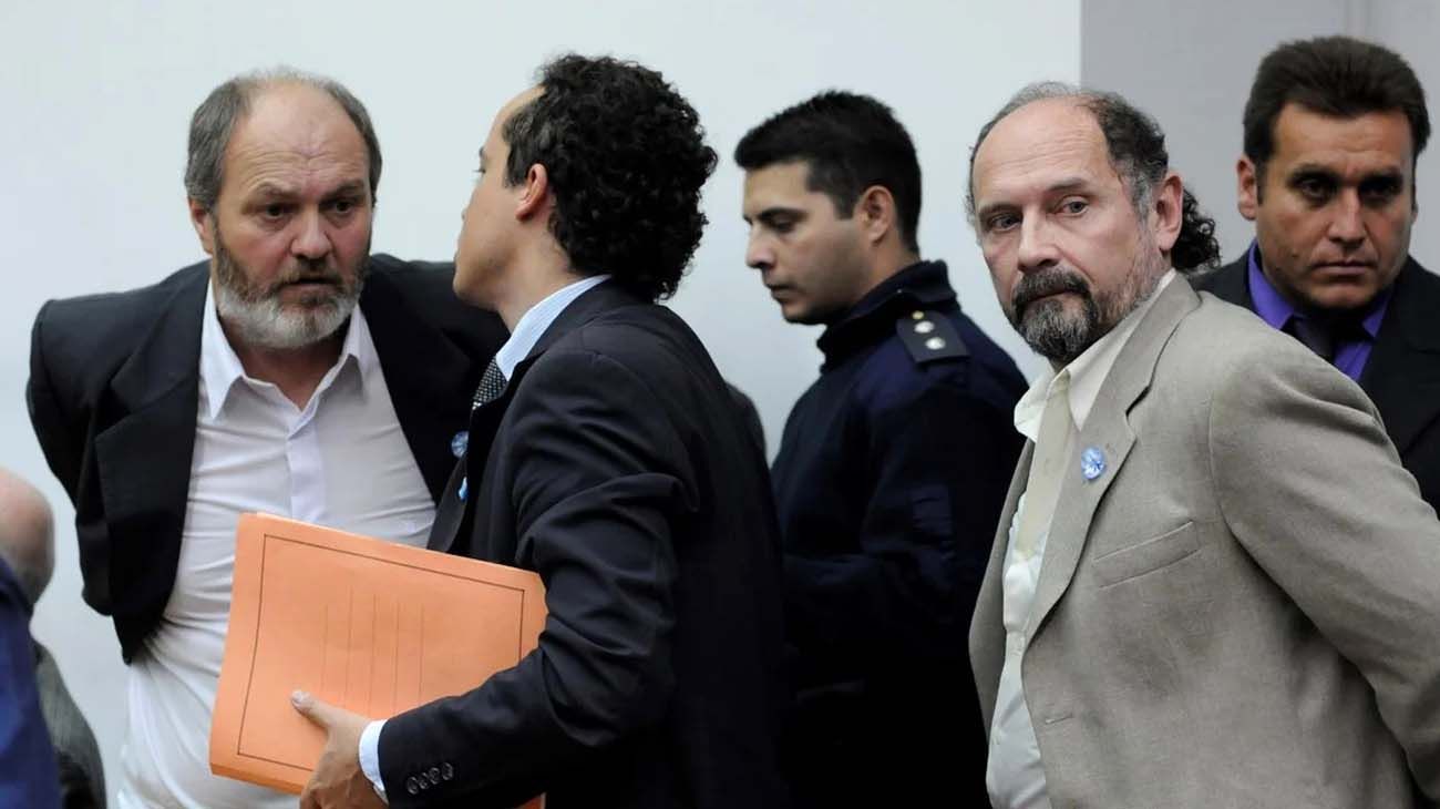 José Julián Zalloecheverría (izq.) y Beto de la Torre (der.), dos de los cuatro condenados en el primer juicio. 