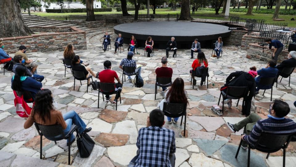 El Presidente recibió a referentes sociales de los barrios populares porteños.