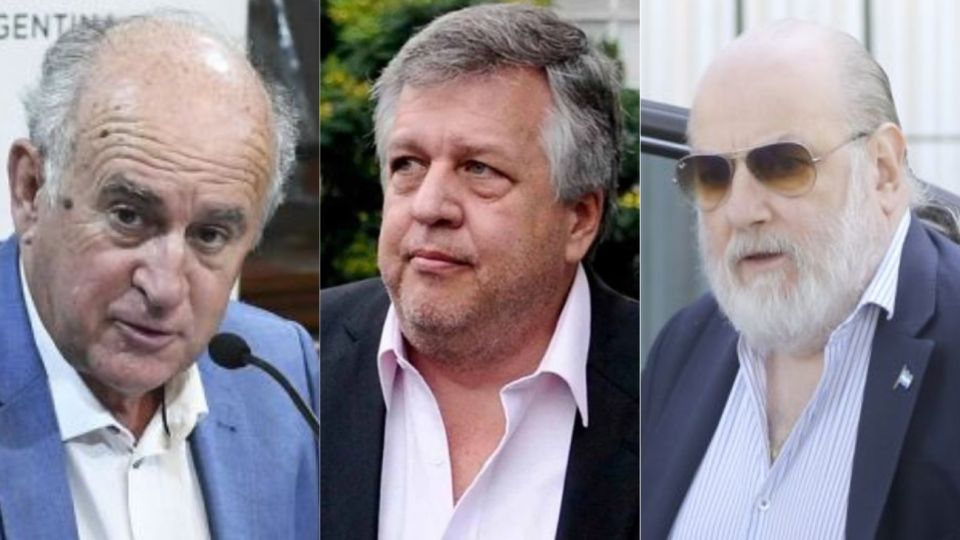 Oscar Parrilli, Carlos Stornelli y Claudio Bonadio.