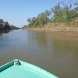 La bajante del río Paraná dejó varado al barco más icónico de Rosario.