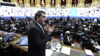 Sergio Massa encabezó la trascendente sesión en Diputados.