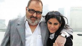 Jorge Lanata y su ex pareja Sara Stewart Brown.