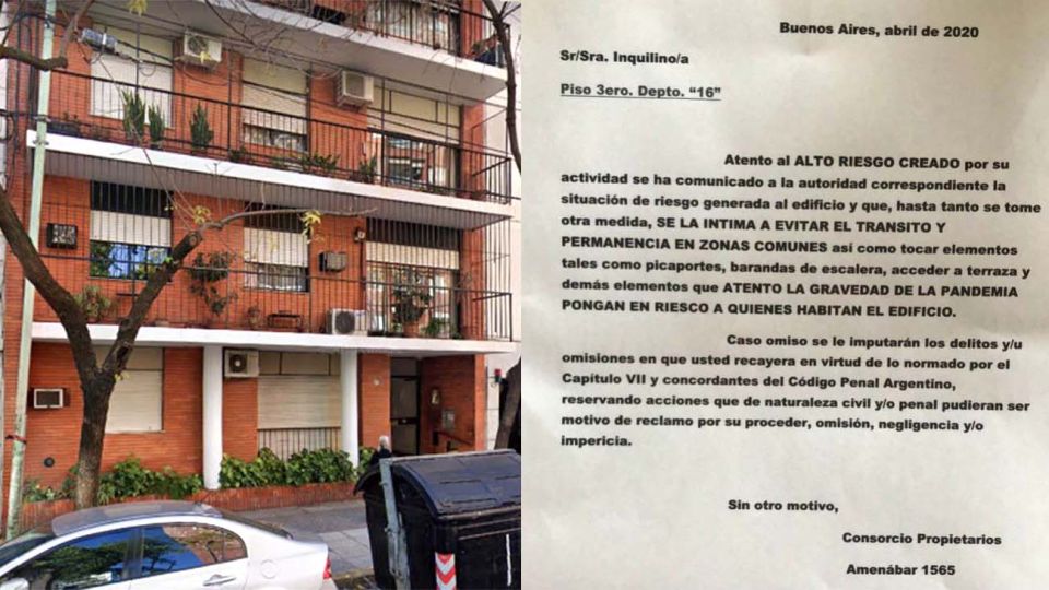 vecinos denunciando