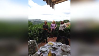 Primer almuerzo en el Lazio de tres amigas. Fase 2 de reapertura