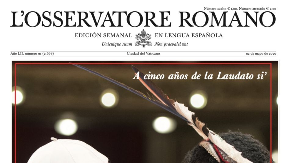 Nueva edición del Osservatore Romano.