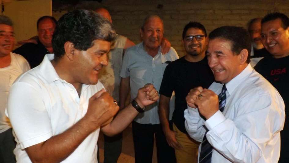 Santos Laciar y Ramón Soria