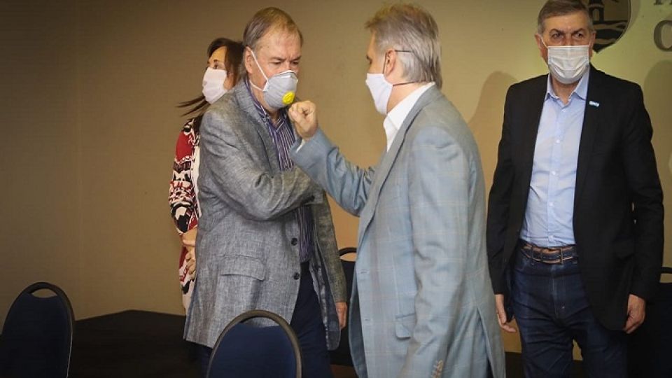 CODOS. Schiaretti y Llaryora en la semana en El Panal. Empezaron los ruidos entre Provincia y Municipio.