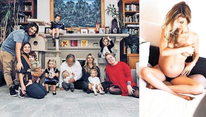 Familia. Agustina Picasso es argentina y espera una nena. Es el sexto hijo que tiene con Matt Groening, con quien vive en Los Angeles.