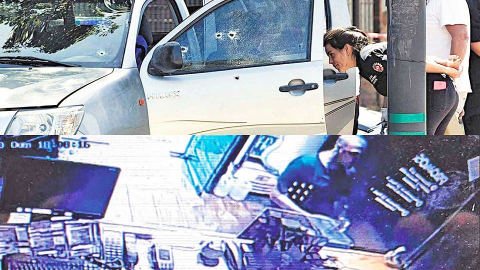 Muerte. Rodrigo Sánchez, conocido como el “jefe de los sicarios”, fue atacado a plena luz del día. / Camaras. Sirvió para hallar a la persona que robó el auto que usaron para emboscar.