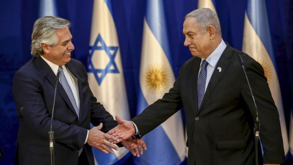 Alberto Fernández,Benjamín Netanyahu, 20200525