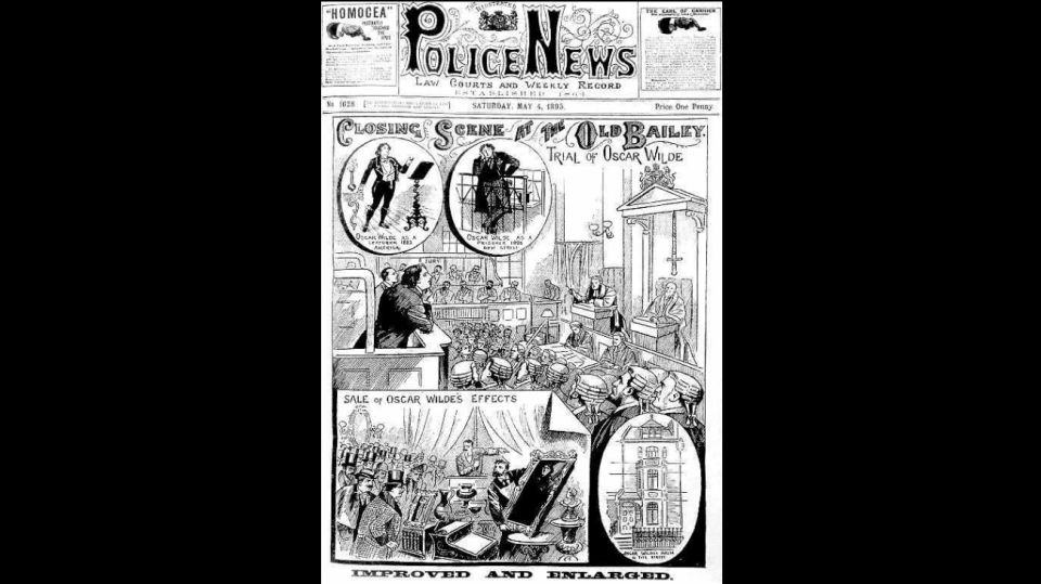 El 27 de mayo de 1895 Oscar Wilde era condenado a dos años de prisión por homosexual