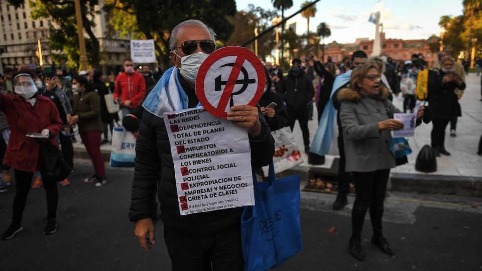 marcha anticuarentena