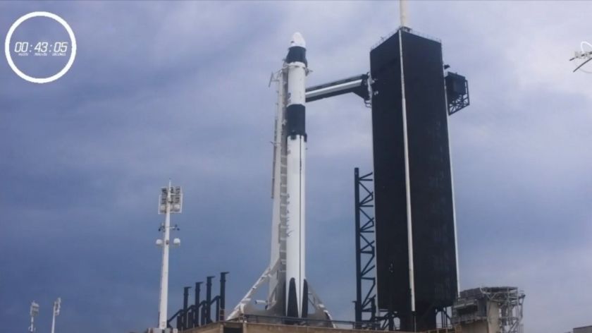 Posponen por mal tiempo el lanzamiento del SpaceX Posponen por mal tiempo el lanzamiento del SpaceX