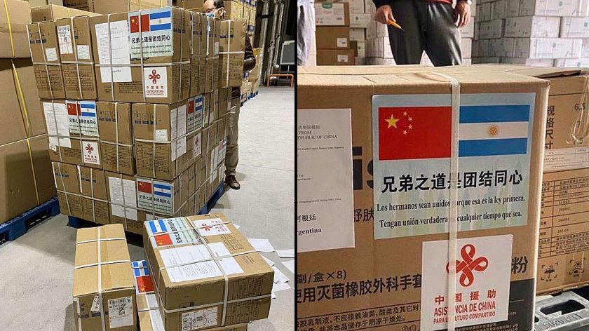 Primera donacion china