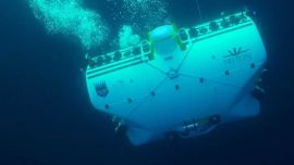 A 10 kilómetros de profundidad el entorno es sumamente pacífico y no hay sensación de movimiento en ninguna dirección.