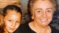 Pampita y su abuela Perla