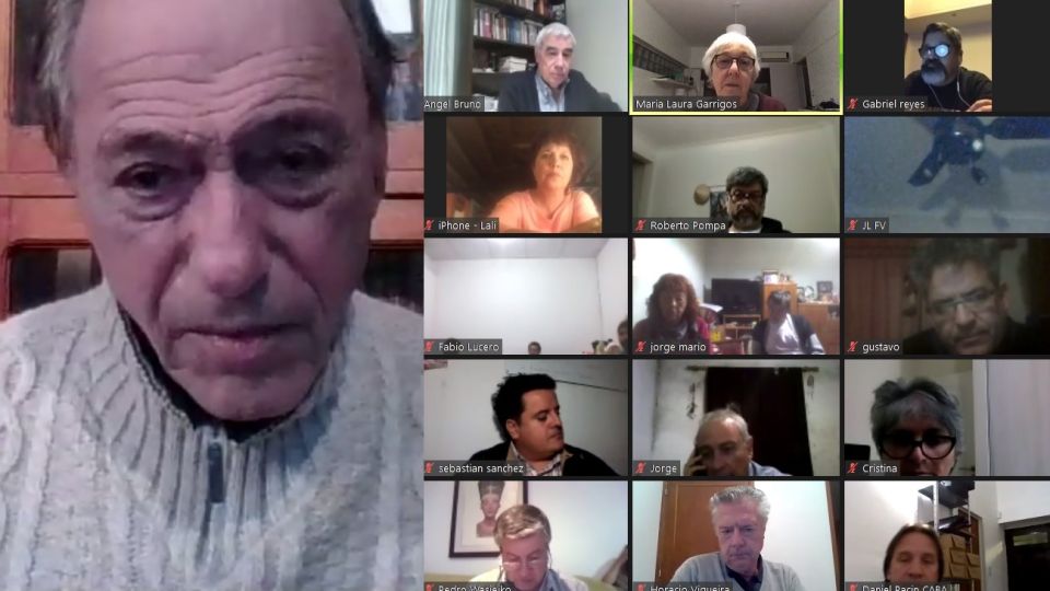 Los ex magistrados Eugenio Zaffaroni y María Laura Garrigós participaron de un debate virtual convocado por el Frente Grande