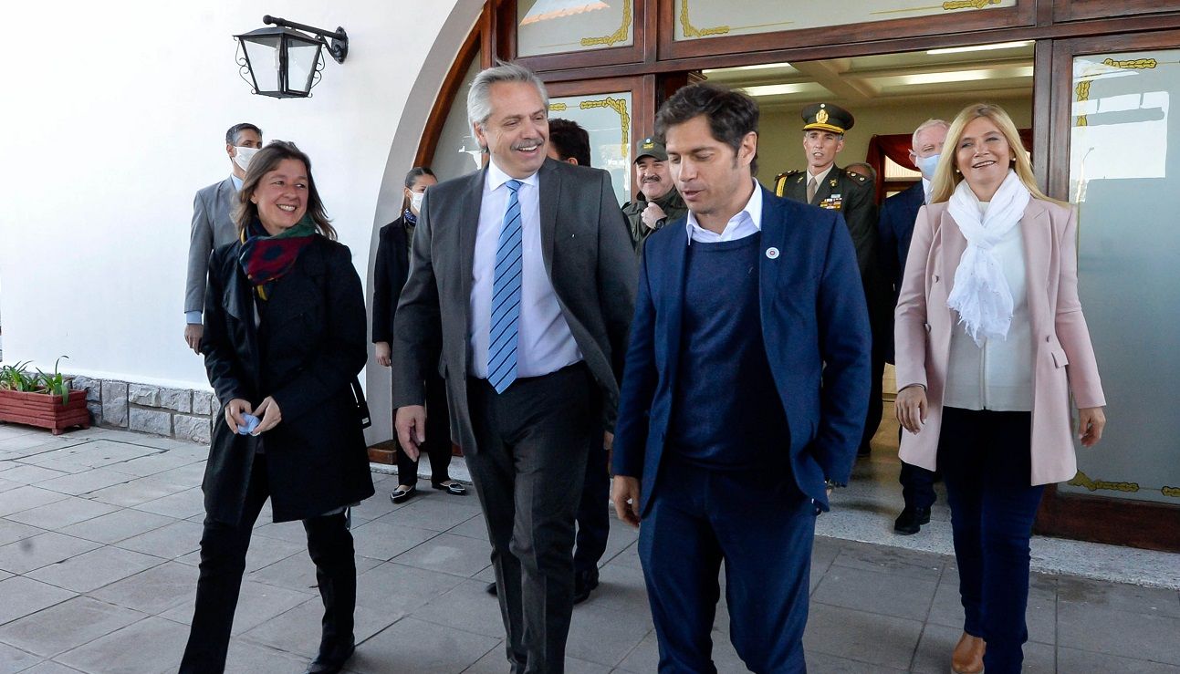 Alberto Fernández inaugura un "hospital solidario" en Pilar junto a Axel Kicillof