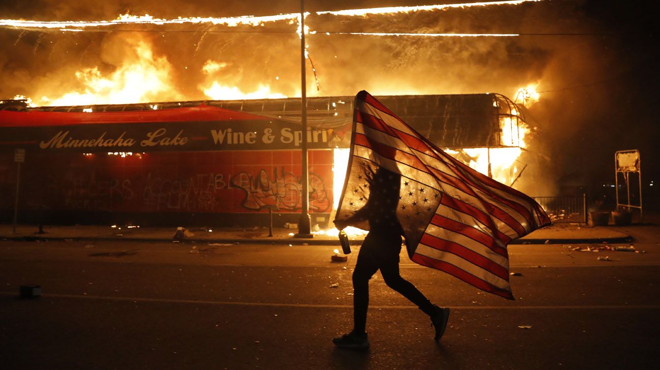 protestas en Minneapolis por la muerte de Ge0rge Floyd