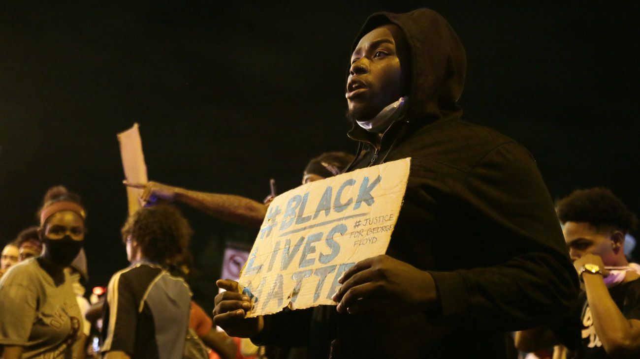 protestas en Minneapolis por la muerte de Ge0rge Floyd