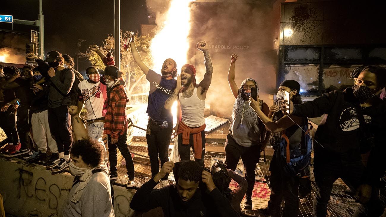 protestas en Minneapolis por la muerte de Ge0rge Floyd