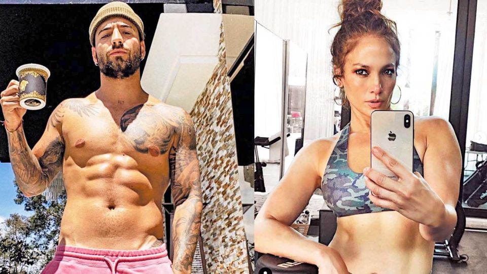 A distancia. Maluma, en Medellín, y JLo, en Miami, son protagonistas de Cásate conmigo.