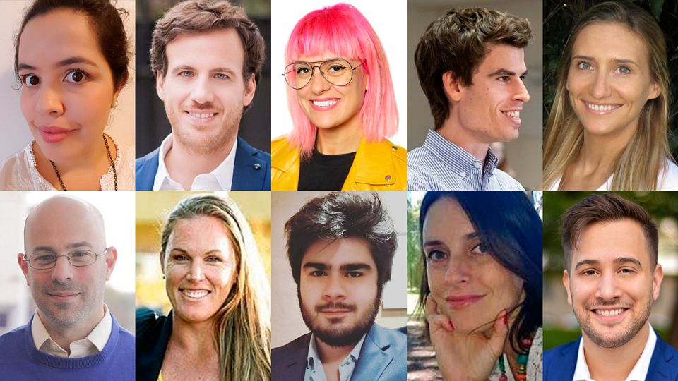 Ana Laura Diedrichs, Jorge Dotto, Micaela Mantegna, Alejandro Biondi, Bárbara Tomadoni, Diego Fernández Slezack, Jennifer Dahlgren, David Trejo Pizzo,Luciana Larocca y Joan Cwaik: la Asamblea del Futuro de Editorial Perfil.