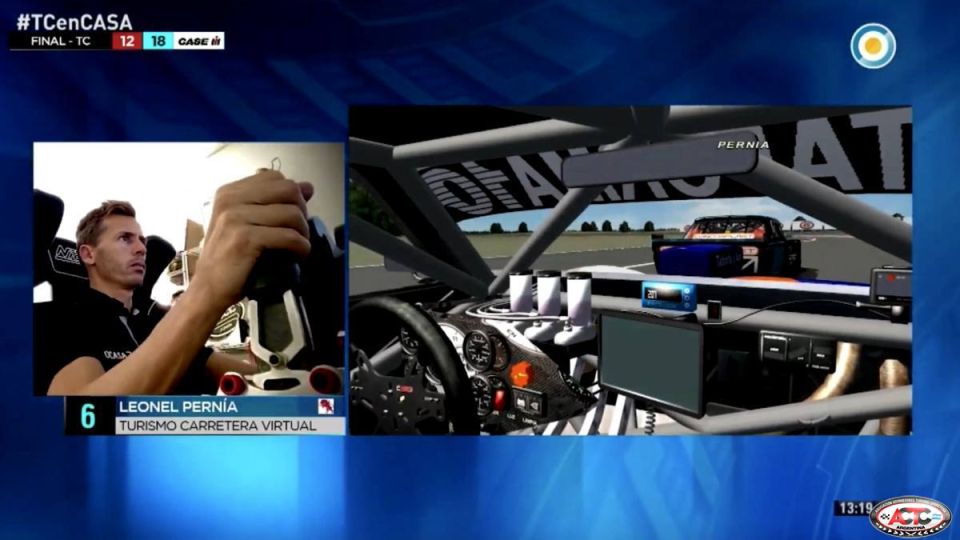 TC VIRTUAL. Los pilotos nacionales compiten todos los fines de semanas.