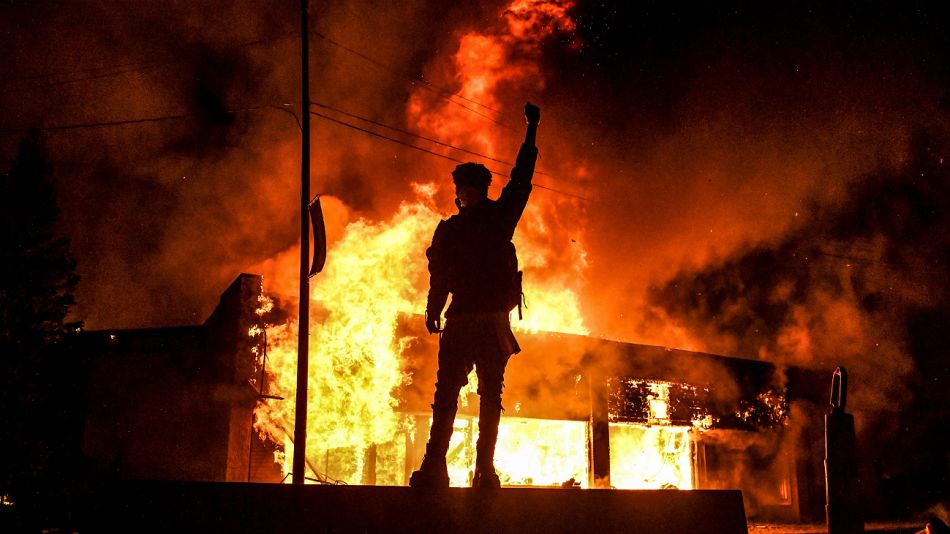 Incidentes durante las protestas en Estados Unidos por el crimen de George Floyd.
