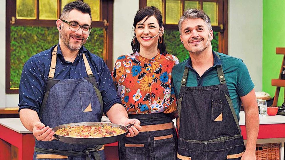 Crecimiento. Los tres cocineros a cargo del show han sido parte del mismo desde su comienzo, hace doce años, y hoy son sus rostros.